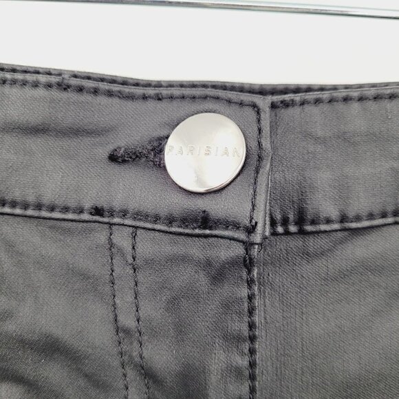 Parisian Faux Leather Shorts - Black - Picture 3 of 7